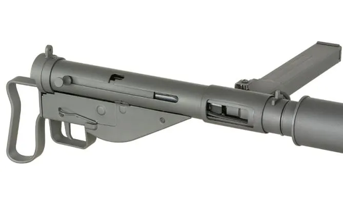 AGM STEN GUN MKII SOE Edition mit Silencer inkl. Tracer / X-ASR 0,5 Joule AEG ab 14j.
